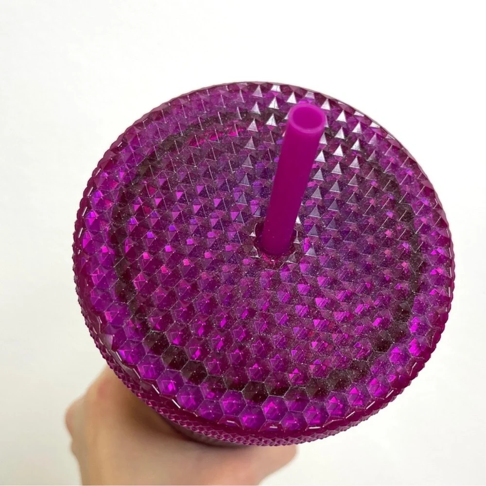 STARBUCKS Sangria Berry NEW Bling Studded Tumbler Venti Cold Cup NEW
